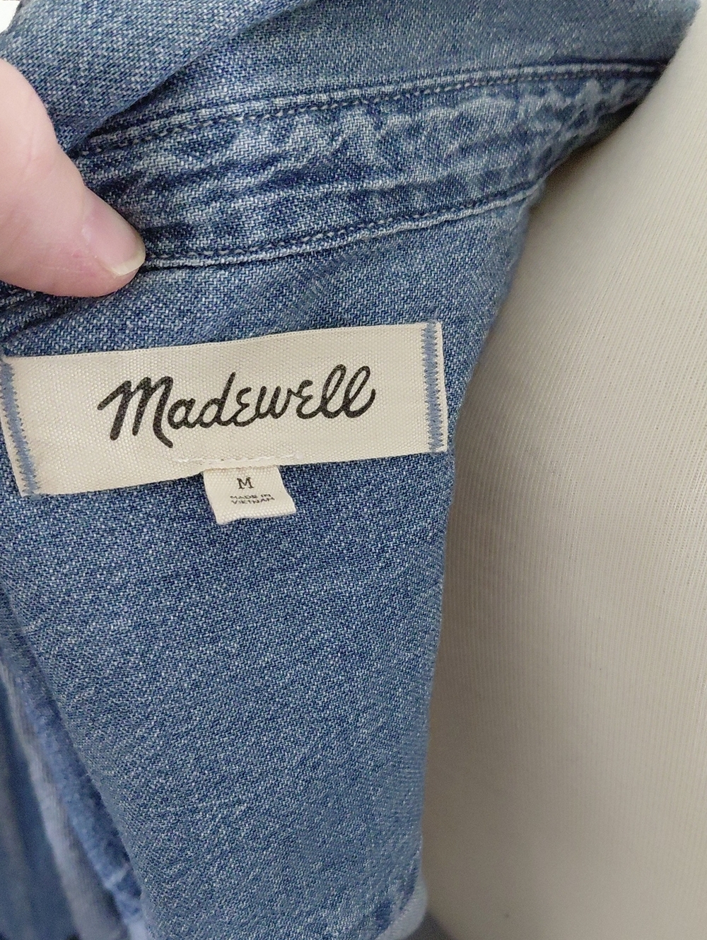 Madewell Denim Chambray Button Down Shirt - Picture 5 of 6